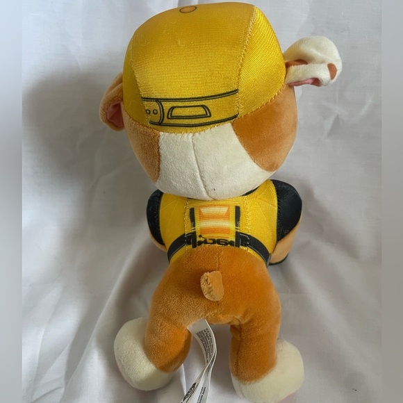 PAW Patrol, Big Truck Pup Rubble, Stuffed Animal, 8-inch Plush Kids Toys - Picture 3 of 7
